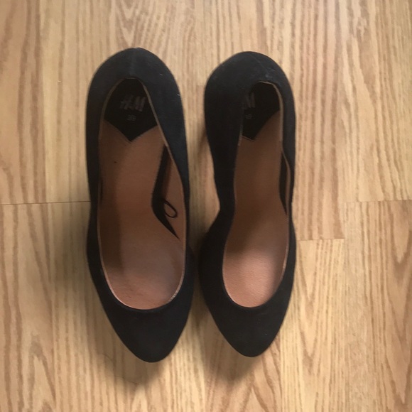 Black Suede Heels - Picture 3 of 6